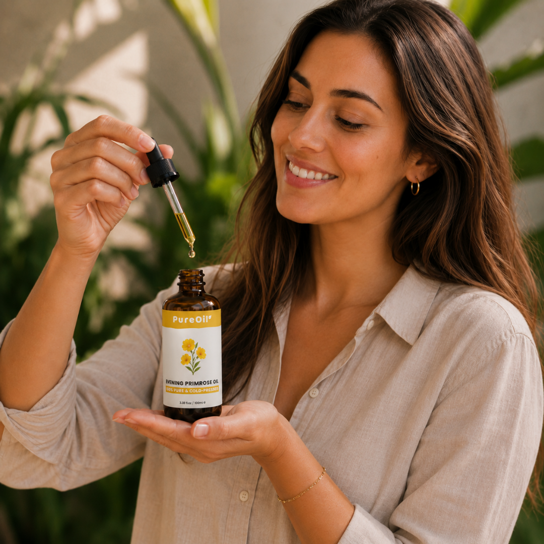 Evening Primrose Oil (100ML) - 100% Pure & Cold-Pressed