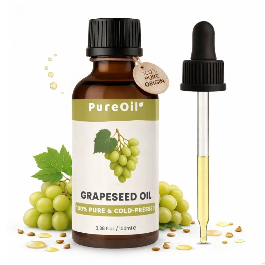 Druivenpit Olie (100ML) – 100% Puur & Koudgeperst