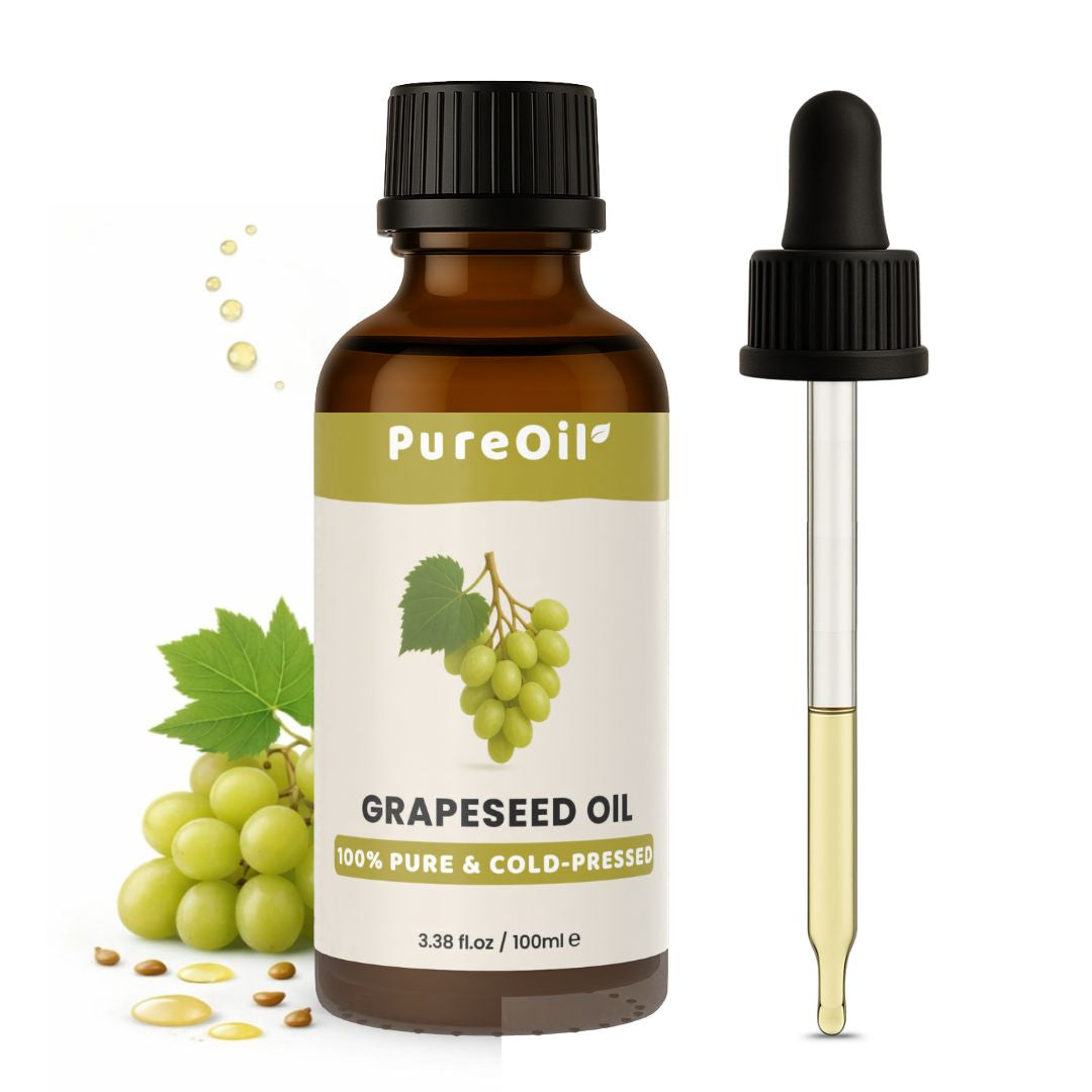 Druivenpit Olie (100ML) – 100% Puur & Koudgeperst