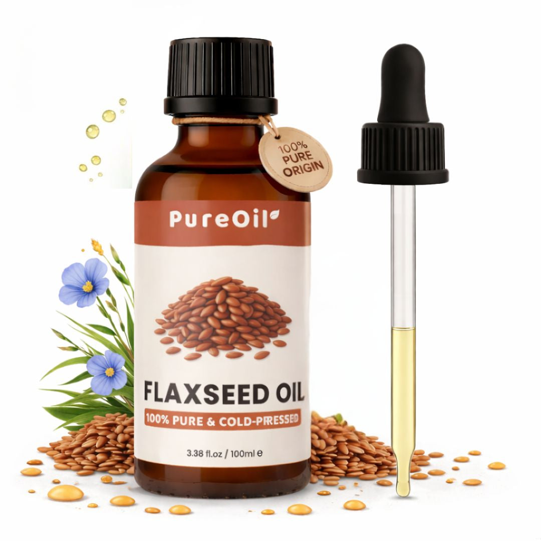 Lijnzaad Olie (100ML) – 100% Puur & Koudgeperst