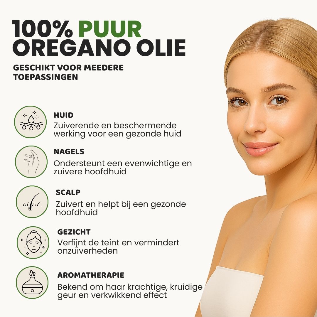 Oregano Olie (30ML) 100% Puur & Stoomgedestilleerd
