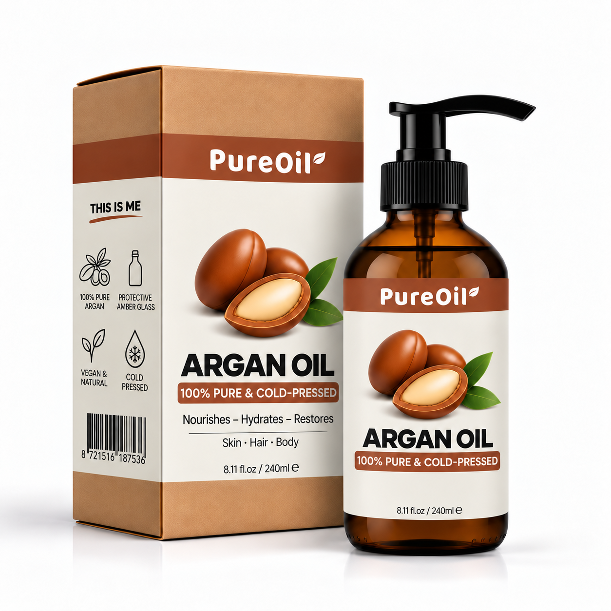 Argan Olie (100% Puur & Koudgeperst)