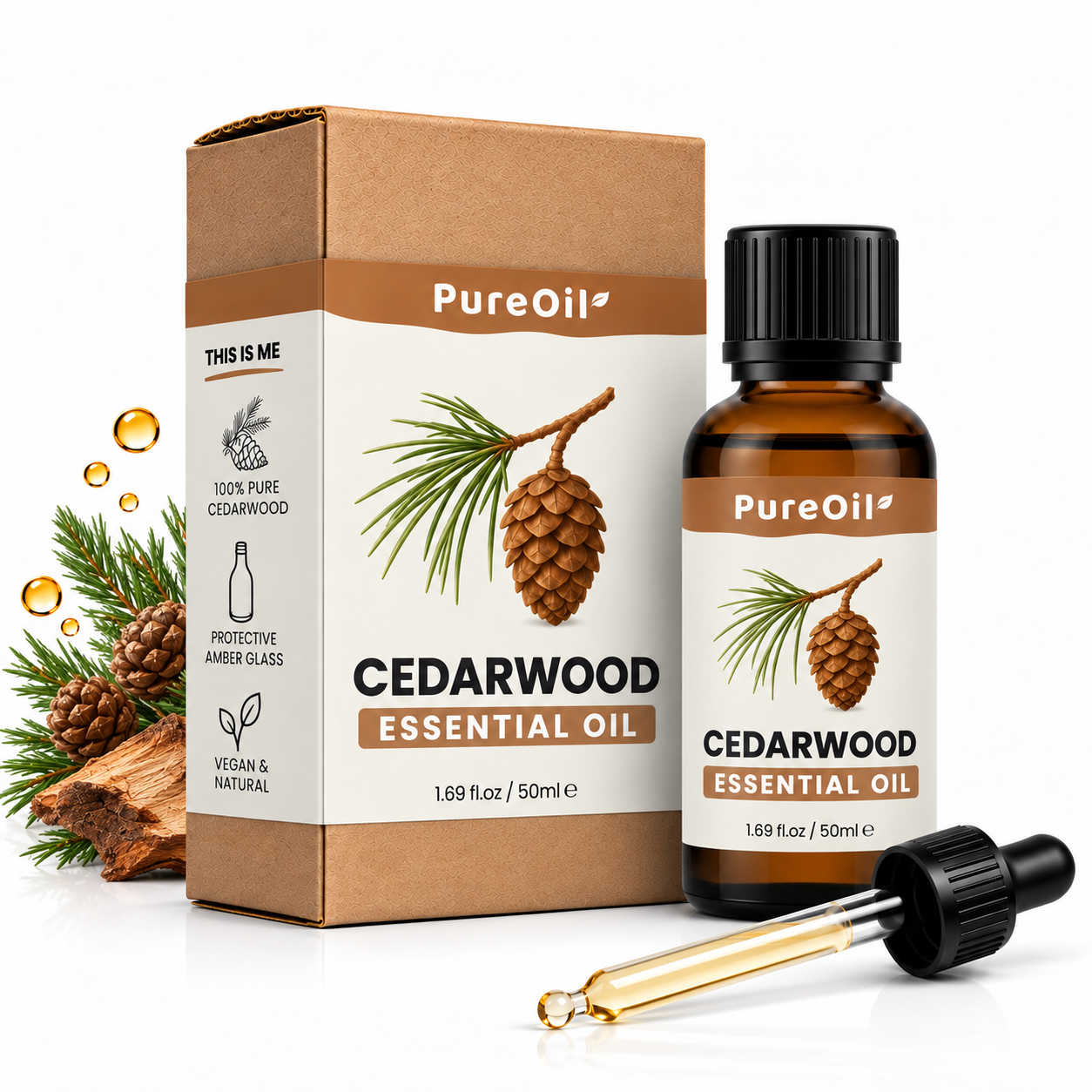 Cederhout Etherische Olie