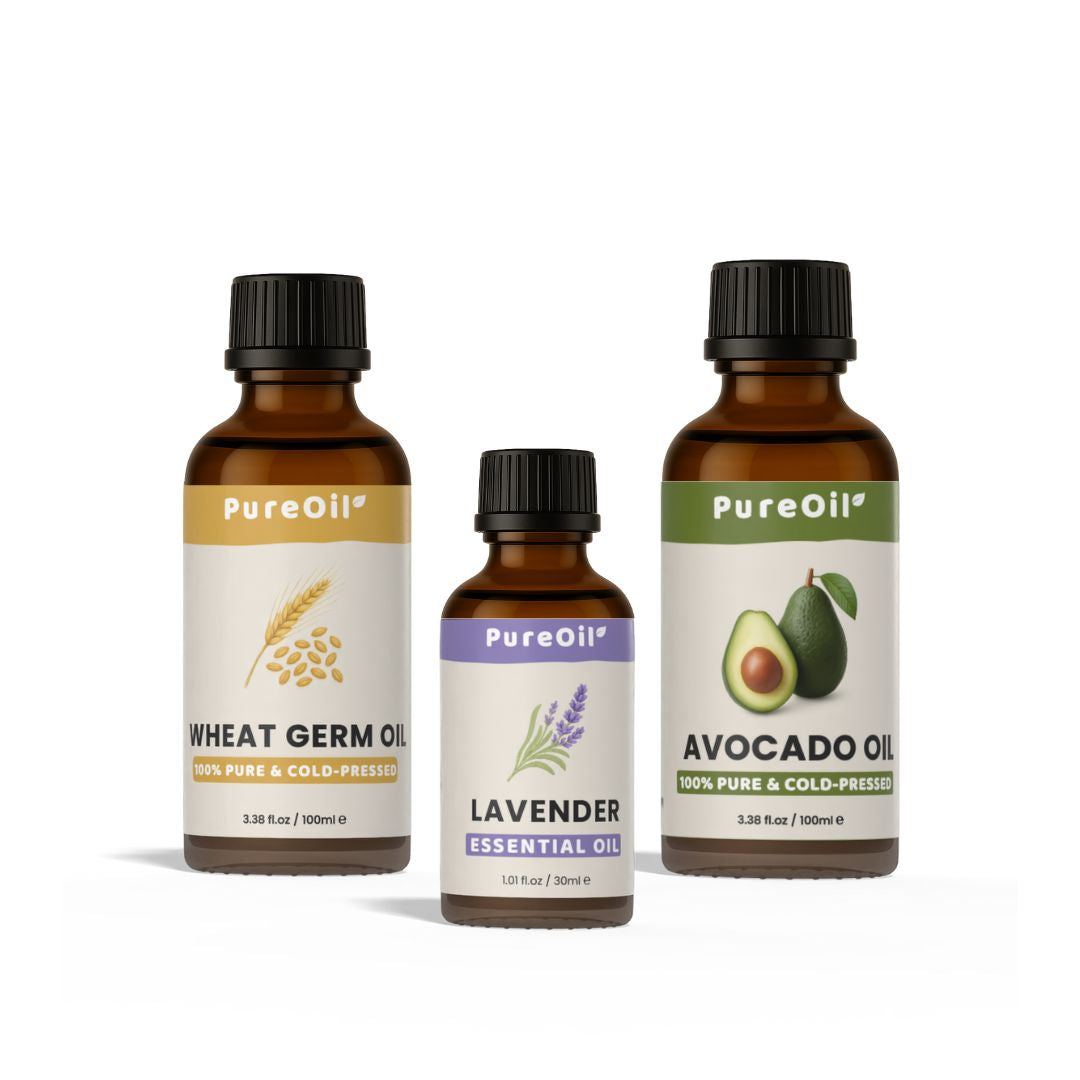 Avocado + Lavendel + Tarwekiem Olie (Winter Repair Set)