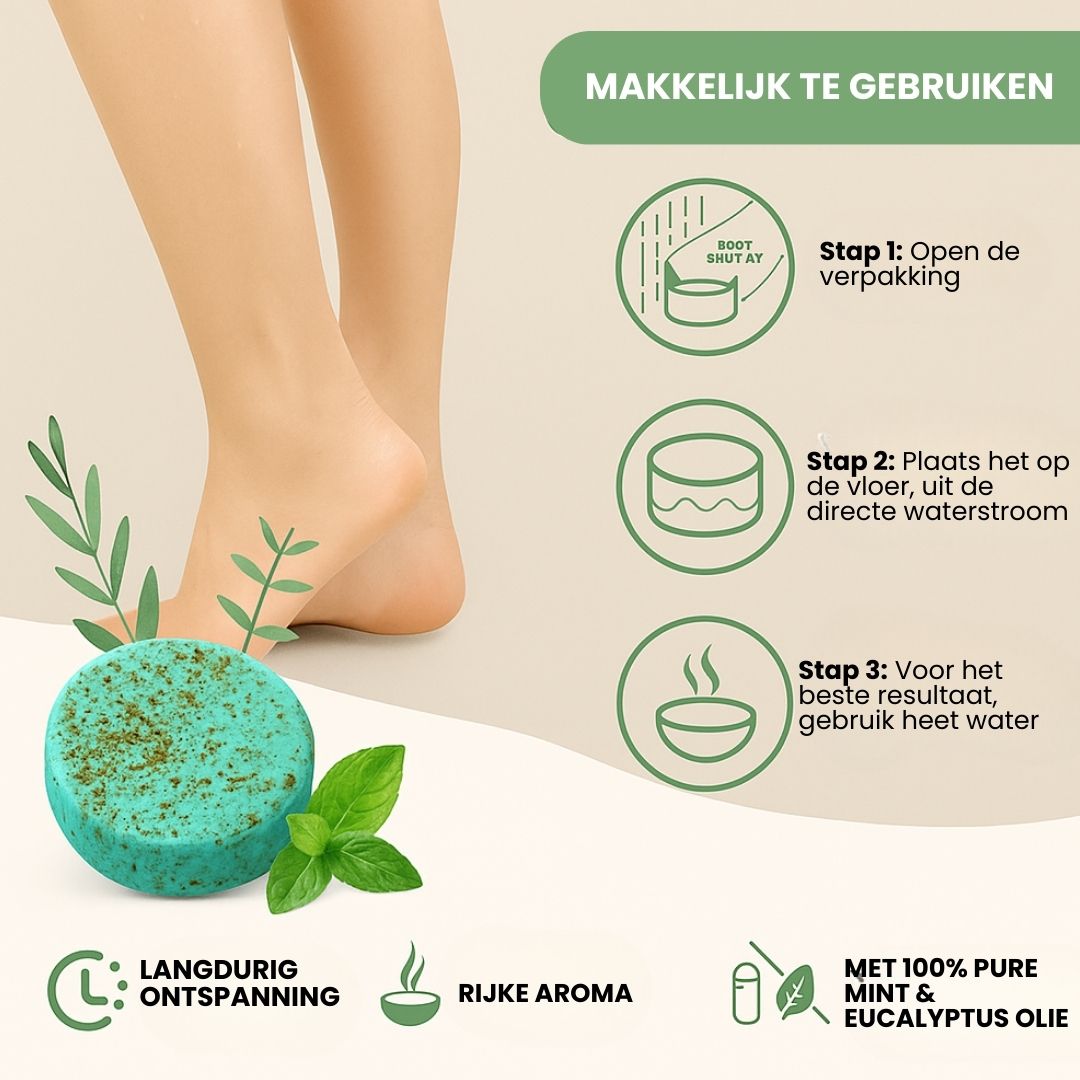 Shower Steamer - Met 100% Pure Eucalyptus & Mint Olie