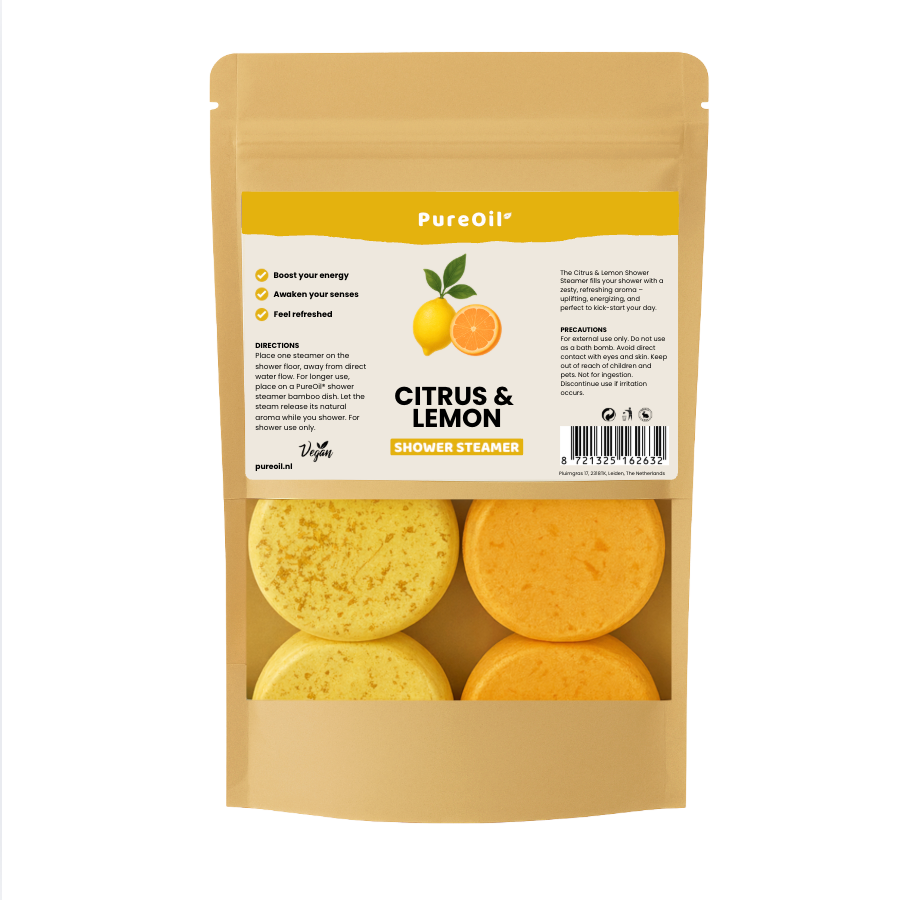 Shower Steamer - Met 100% Pure Citrus & Lemon Olie