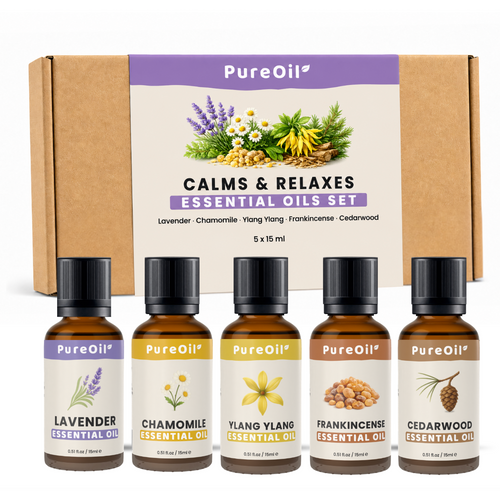 Etherische Oils set: Calms & relaxs