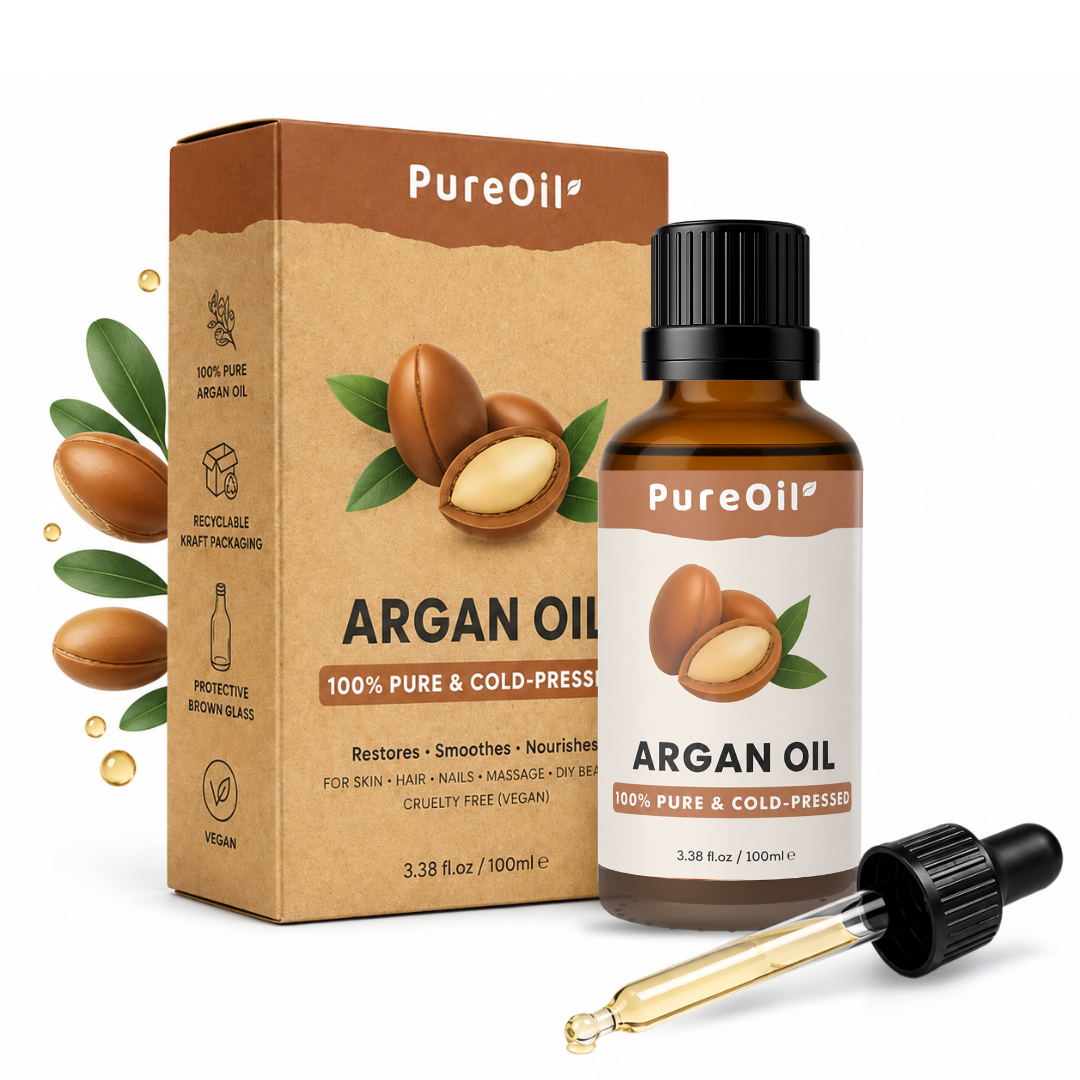 Argan Oil (100% Pure & Cold Pressed)