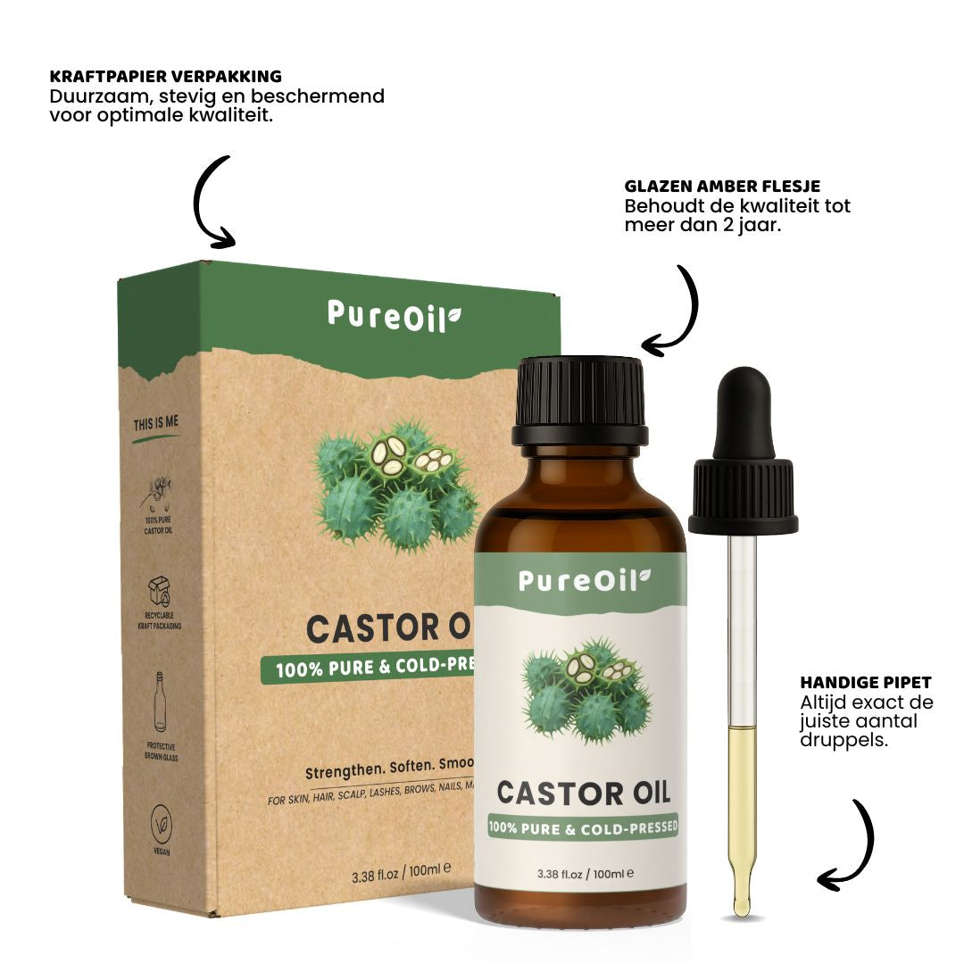 Castor Olie 100% Puur & Koudgeperst