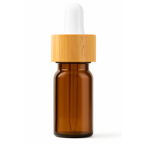 Glass Bottle - Brown, glass
