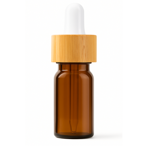 Glass Bottle - Brown, glass