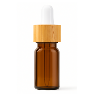 Glass Bottle - Brown, glass