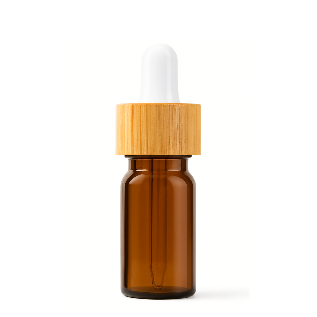 Glass Bottle - Brown, glass