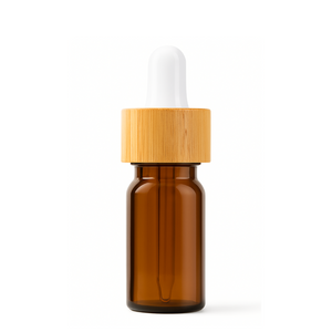 Glass Bottle - Brown, glass