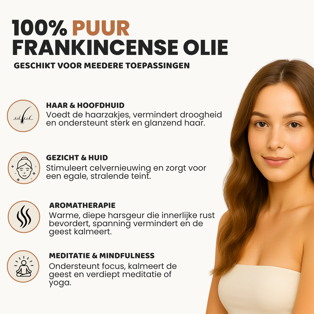 Frankincense Etherische Olie (30ML) - 100% Puur