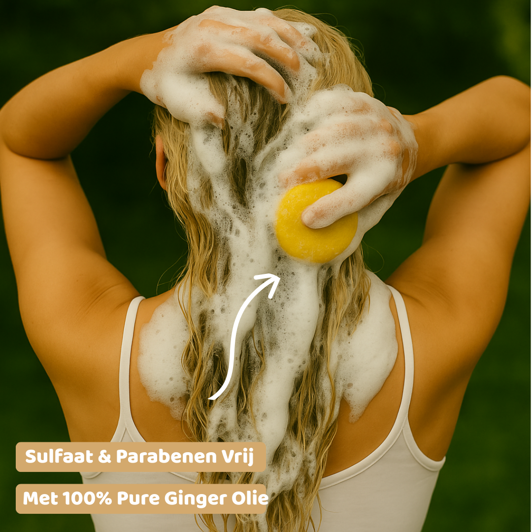 Ginger Shampoo Bar - 100% Natuurlijk