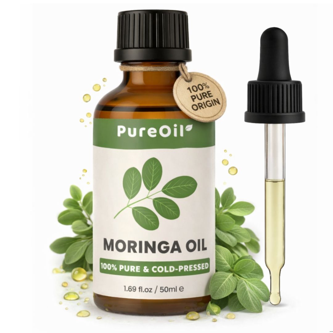 Moringa Olie (50ML) 100% Puur & Koudgeperst