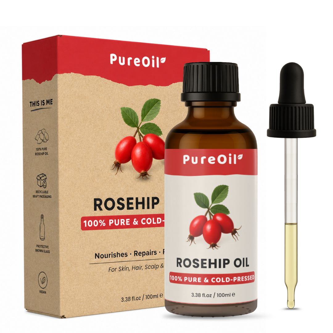Rozenbottel Olie (100ML) - 100% Puur & Koudgeperst