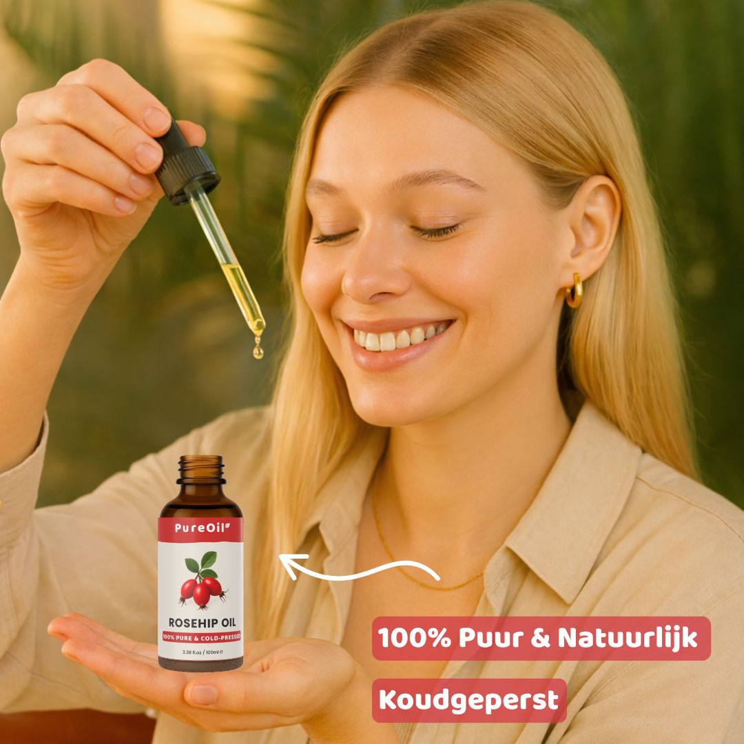Rozenbottel Olie (100ML) - 100% Puur & Koudgeperst