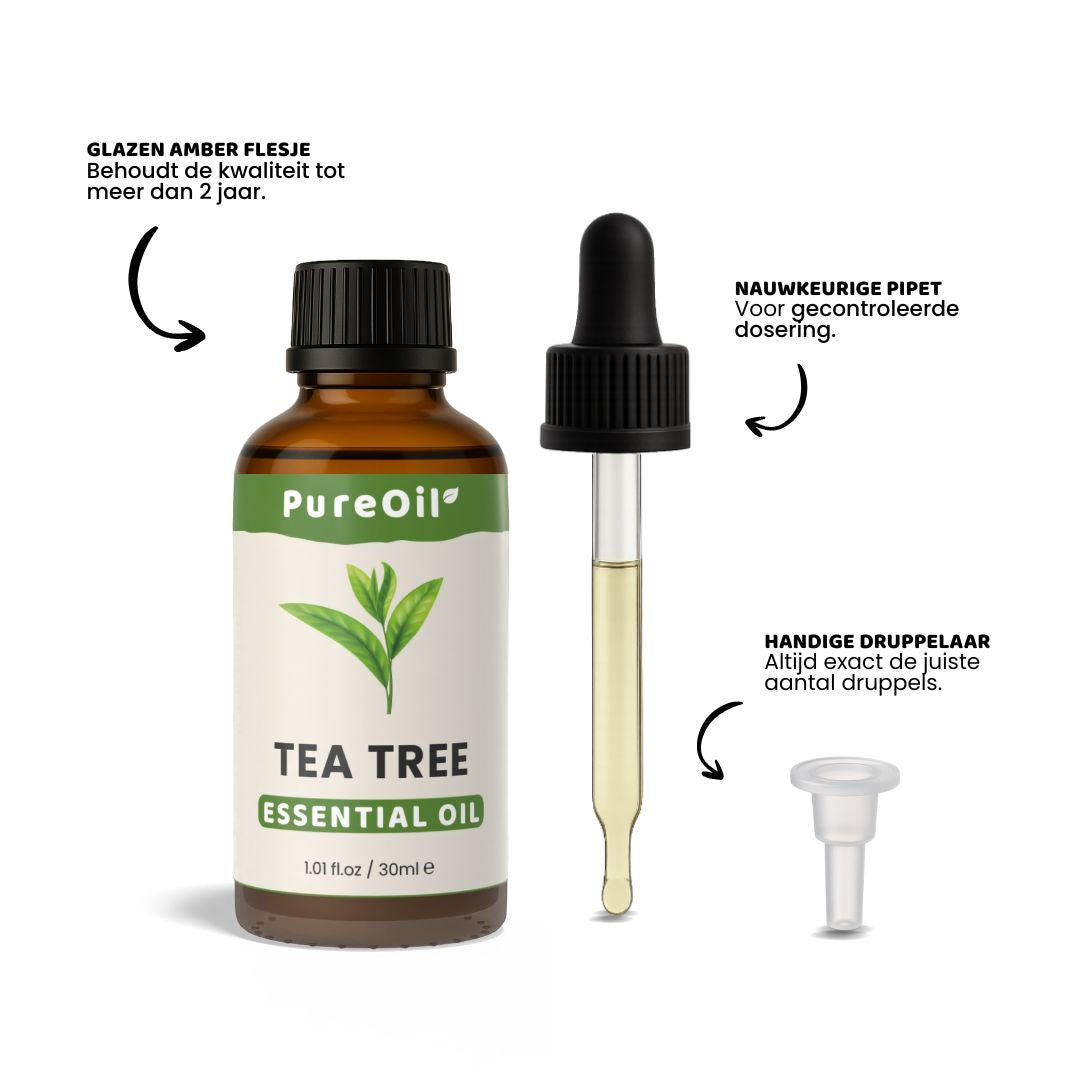 Tea Tree Olie (30ML) 100% Puur & Stoomgedestilleerd