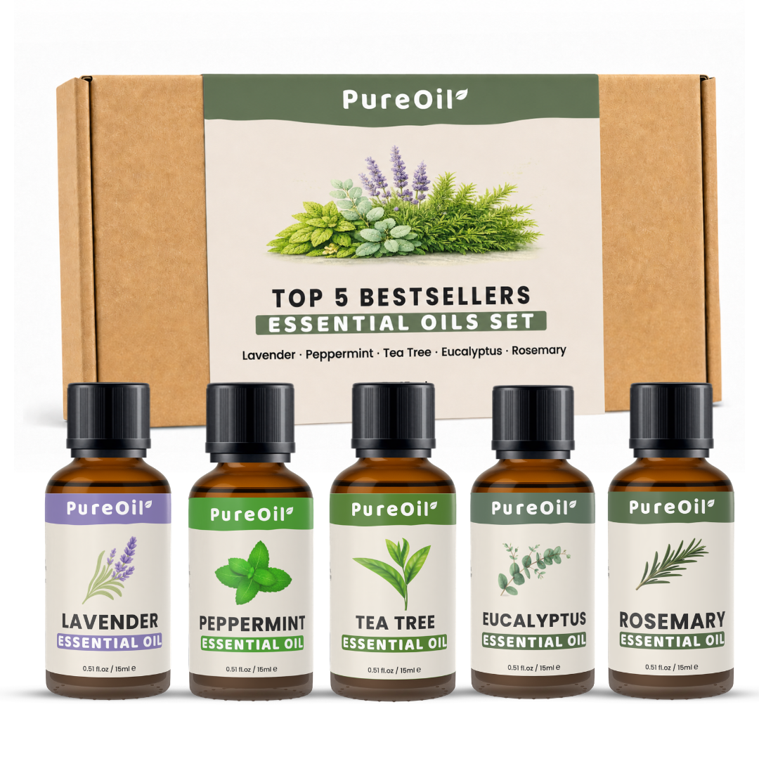 Etherische oil set: Top 5 Bestsellers